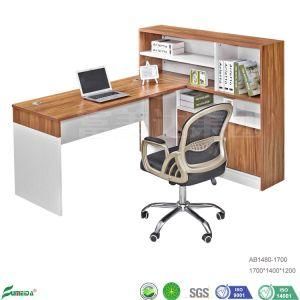 Modern Gold Teak Office Furniture Melamine Flake Chipboard Manager Table Executive Desk