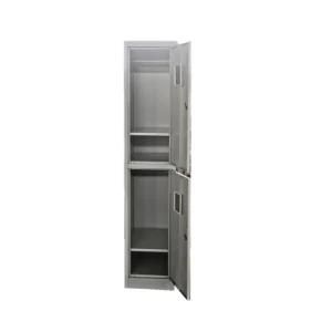 Home Furniture Modern Storage Portable Bedroom Locker Wardrobe Closet with 2 Doors