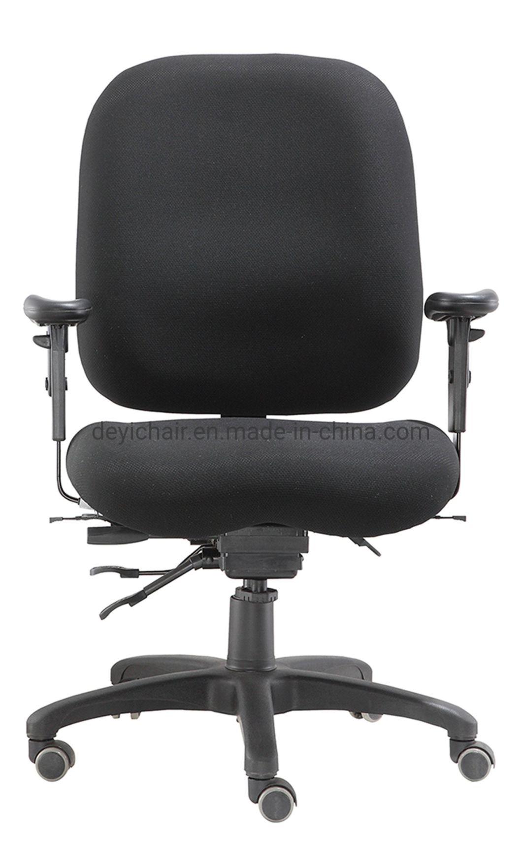 Functional Heavy Duty Machanism 350 Nylon Base Heavy Duty Black Color Fabric Big Office Chair