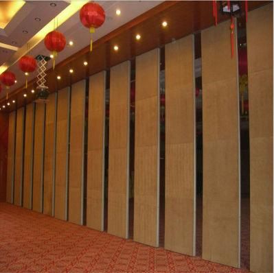Acoustical Folding Door Partition Wall Mobile Partition Panel for Classroom