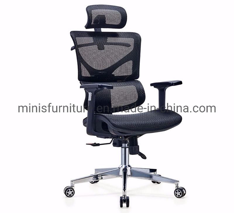 (M-OC081) Comfortable Room Furniture Swivel Red Mesh Fabric Office Chair Lift