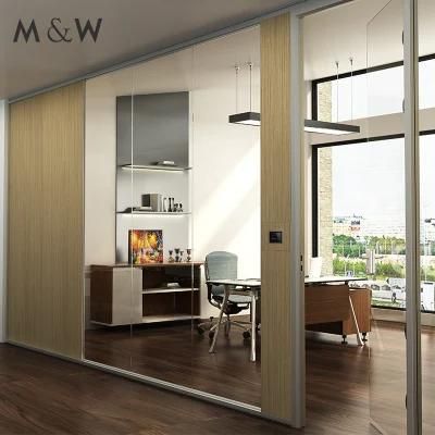Factory Wholesale Aluminum Wall Metal Clear Glass Indoor Glazed Office Partition