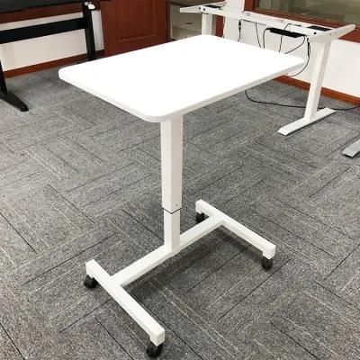 Height Adjustable Desk Mobile Laptop Desk Ergonomic Pneumatic Desk Frame