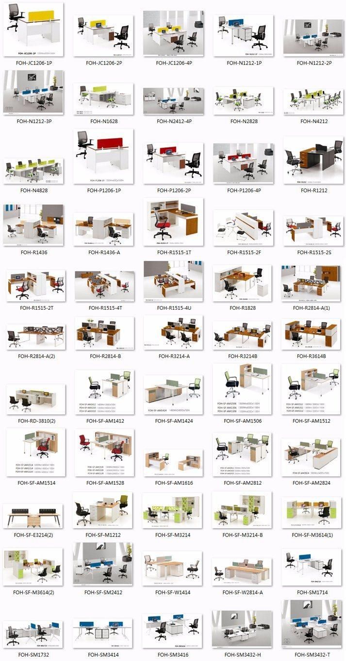 12 Seats Face to Face Workstation Cubicle Cluster with Supervisor Seat in Front