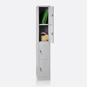 Durable Steel Locker Cabinet/Metal Clothes Storage 4 Door Lockers/Metal Locker