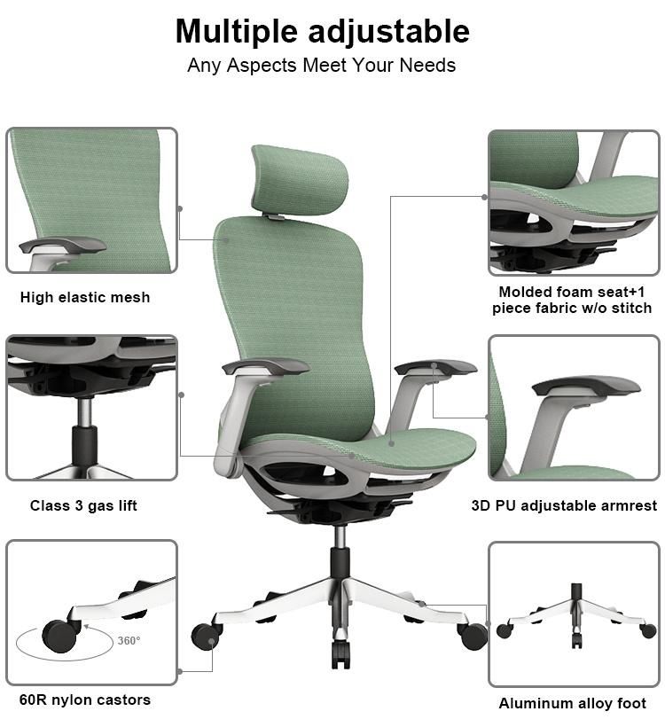 Best Price Ergonomic Design Full Mesh Chair High Back Executive Office Chair Passed BIFMA Standard