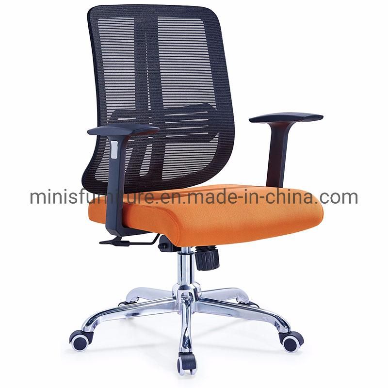 (M-OC302) Comfortable School Office Staff Visitors Conference Red Mesh Fabric Rotary Chairs Furniture