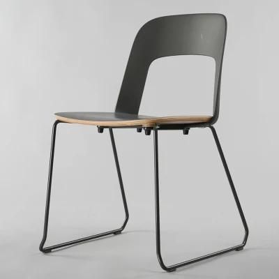 Cheap Metal Plastic Wooden Stacking Office Chair