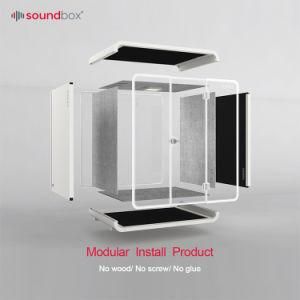 Low MOQ Soundproof Booth Office Work Booth Indoor Office Pods with Furniture Worldwide Applicable Acoustic Cabine