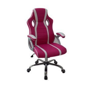 High Back PU Leather Racing Game Computer Chair Metal Base