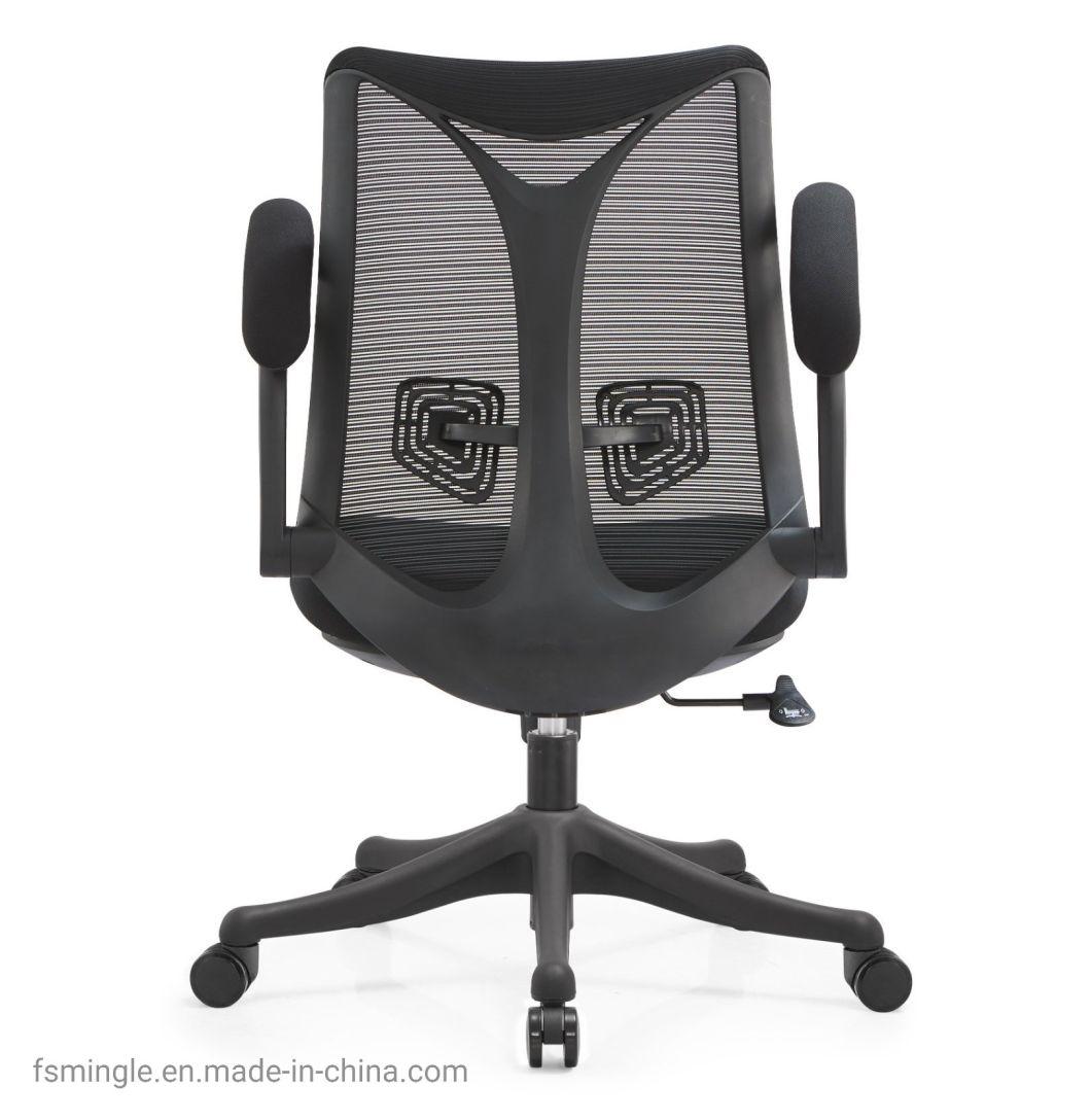 Ahsipa Furniture Ergonomic Middle Back Adjustable Swivel Mesh Office Chair