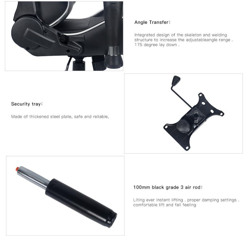 Racer Sport Gaming Chair with Lumbar Support Furniture Red Gamer Chair