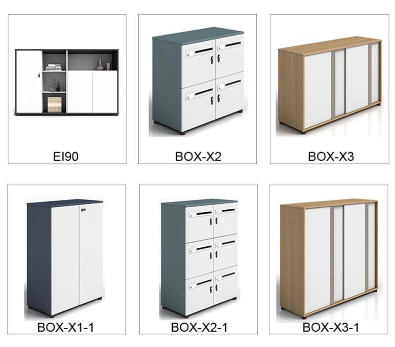 Modern Five Colors Melamine Office File Cabinet with Lock
