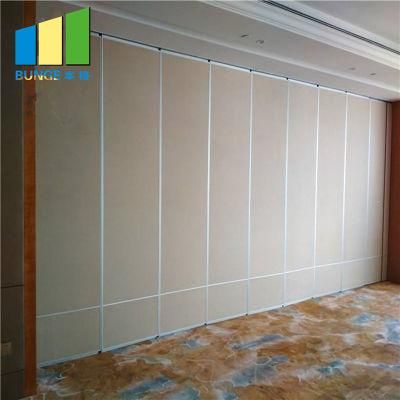 Wooden Cheap Collapsing Folding Manual Movable Partitions for Hotel