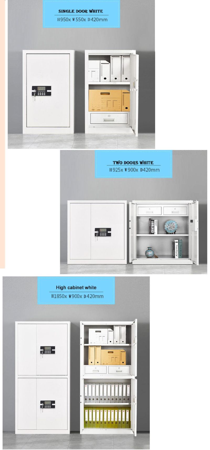 Fireproof Drawers Fireproof Safes Filing Cabinet for Files
