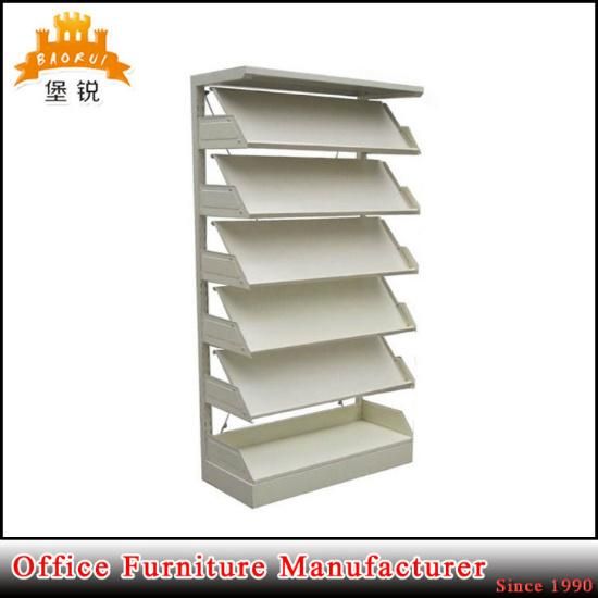Fas-069 Wholesale Retail Modern Library Interior Book Shelves Design Library Furniture