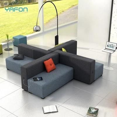 Modern Design Fabric Reception Area Sofa Set Modular Furniture Sofa