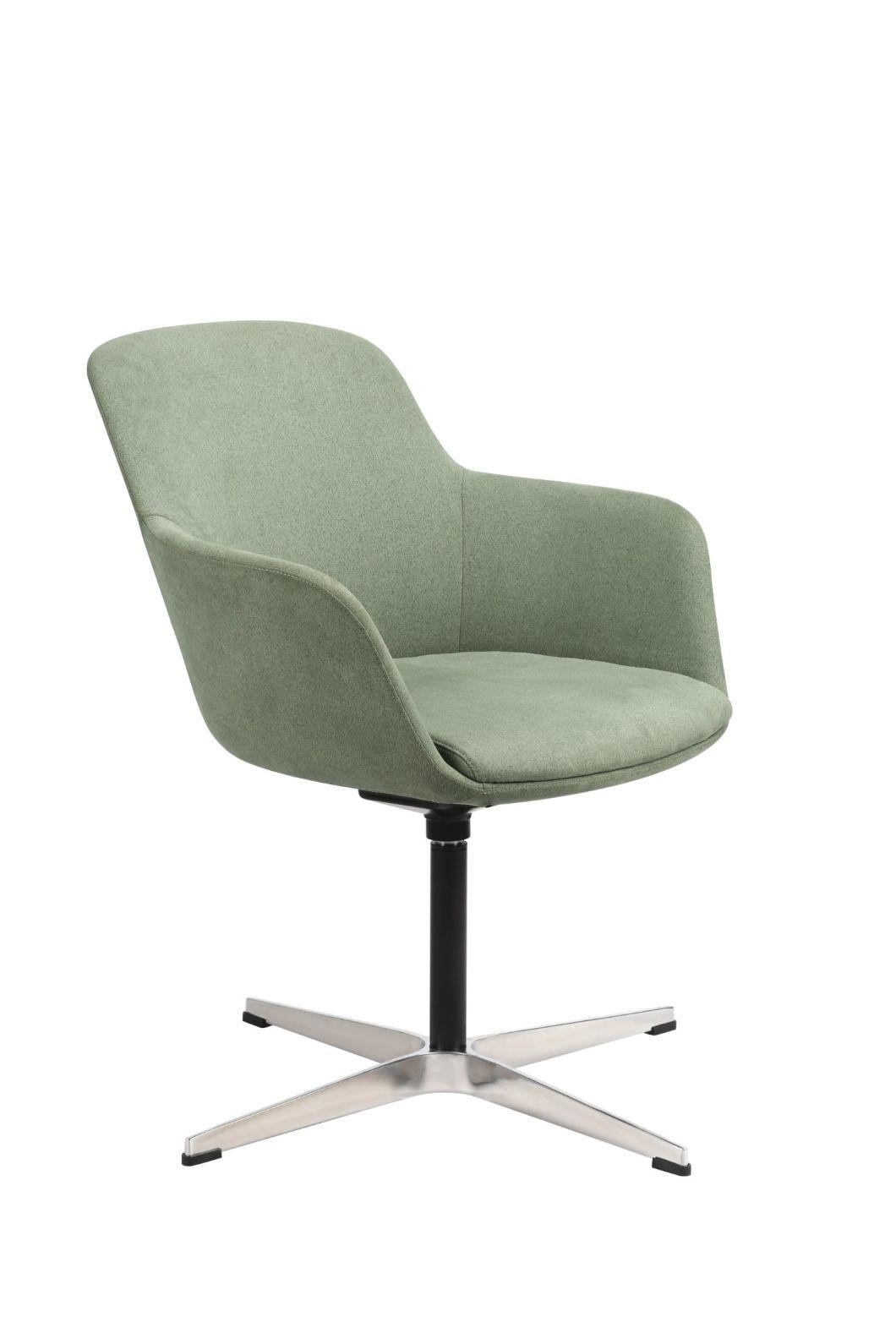 Fabric Executive Manager Boss Conference Leisure Lounge Living Room Seating Swivel Home Office Chair