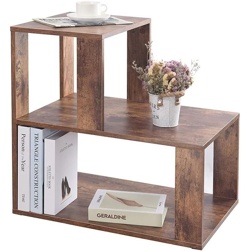 Practical and Simple Wooden Small Storage Bookshelf 0386