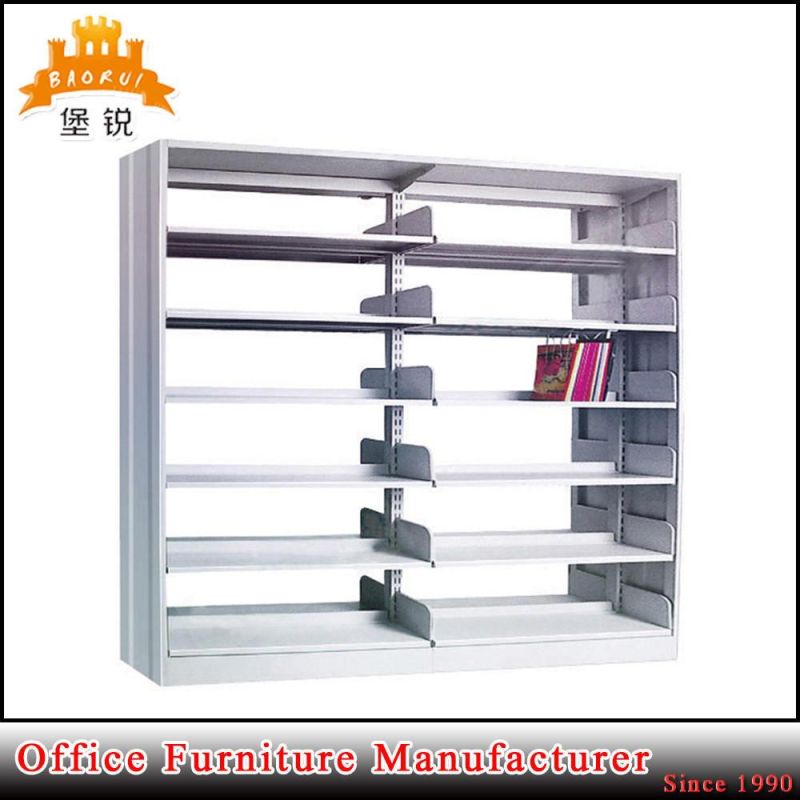 Double Sides Steel Library Bookshelf