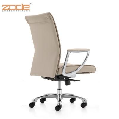 Zode Fixed Frame Executive Visitor MID-Back Leather Office Computer Chair