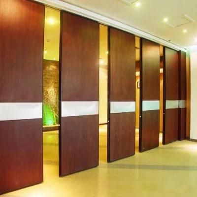 Ceiling Track Sliding Folding Acoustic Partition Wall for Hotel