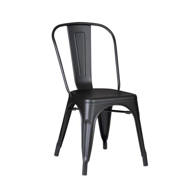 Commercial Design Promotion Cheap Price Stackable Colorful Dining Room Metal Dining Chair