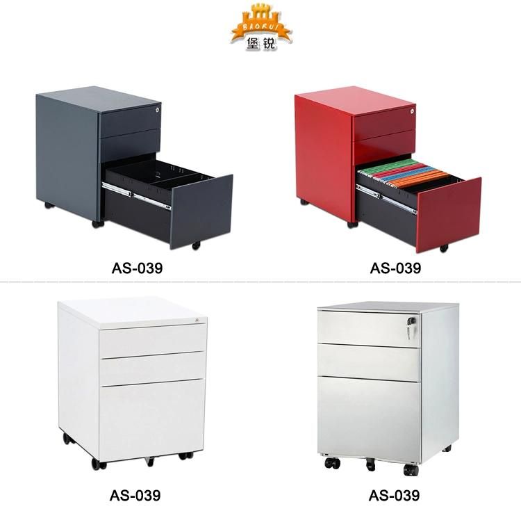 Bas-040 Steel Office Furniture Mobile Pedestal Cabinet with Wheel