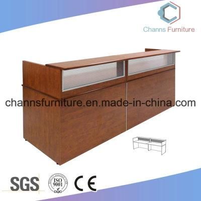 Factory Outlet Quality Office Furniture Melamine Front Table Reception Desk
