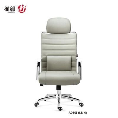 Comfortable Lumbar Support and Headrest Swivel Director Office Chairs