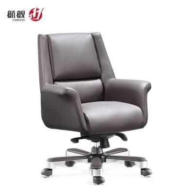 Office Furniture MID Back Ergonomic Leather Boss Chair Office Chair