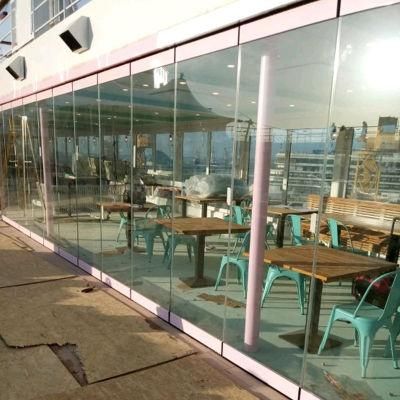 Aluminum Sliding Glass Room Dividers Vented Interior Door