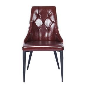 High Back Metal Design Dining Chair for Restaurant/Cafe/Hotel