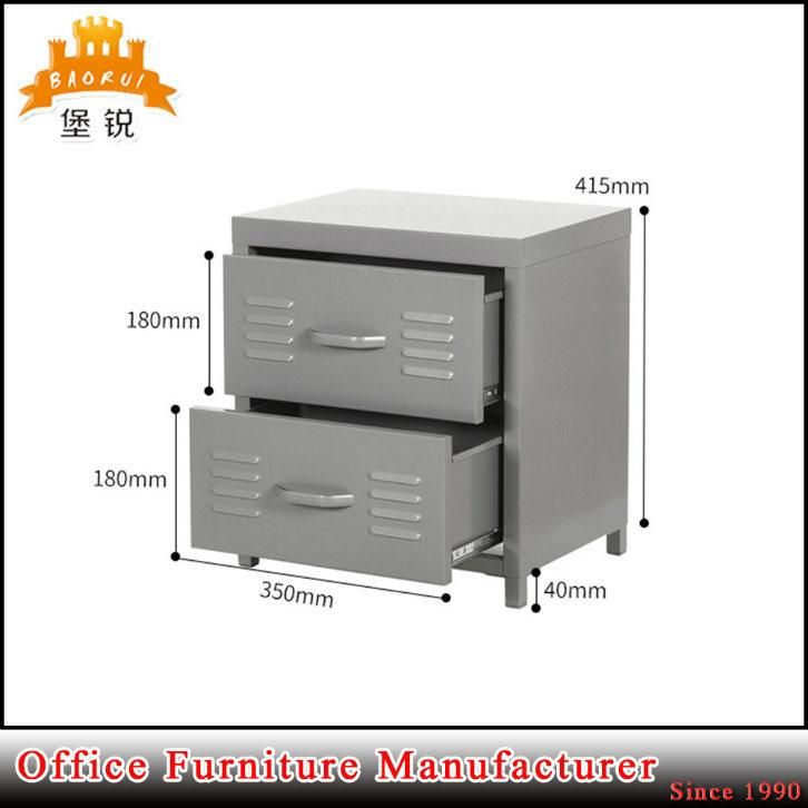 Fas-128 Two Drawer Kids Furniture Metal Cabinet