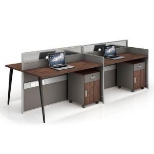 Flexible Plywood Workstation Home Office Furniture Set