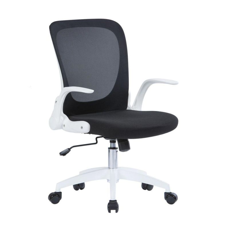 Folding Office Chair with Flip-up Arm Modern Chaise Orthopedique Bureau Sedia Da Ufficio