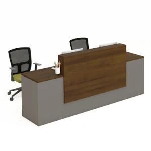 Simple Design E0 MFC MDF Front Reception Desk Counter