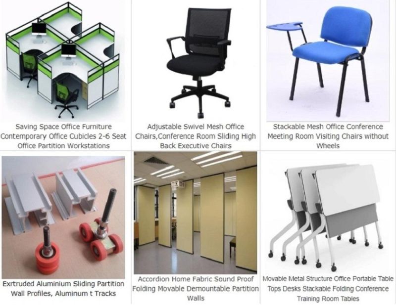 Office Soundproof Folding Room Partitions for Conference Center