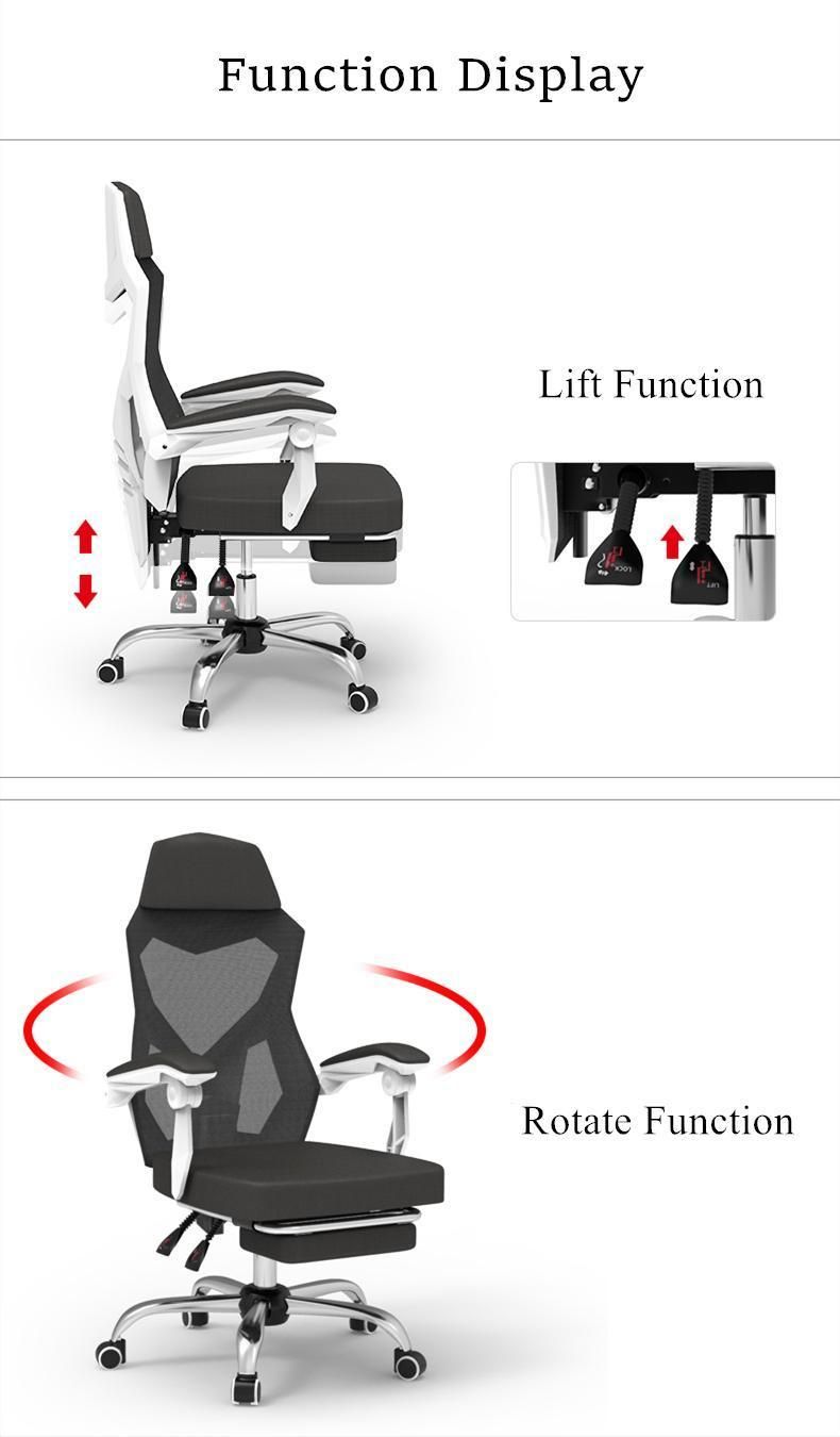 Computer Game Comfortable Swivel Boss Reclining Mesh Gaming Chair