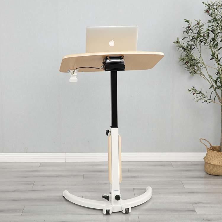 Pneumatic Height Adjustable Desk Manufacturers Sit-Stand Mobile Laptop Computer Desk