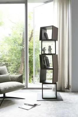 Fs53A Latest Wooden Bookcase, Italian Design Bookcase in Home and Hotel