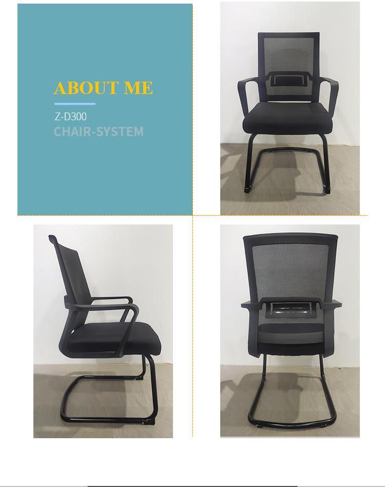 Custom Commerce Plastic Reception Meeting Room Mesh Fabric Armrest Office Staff Chairs