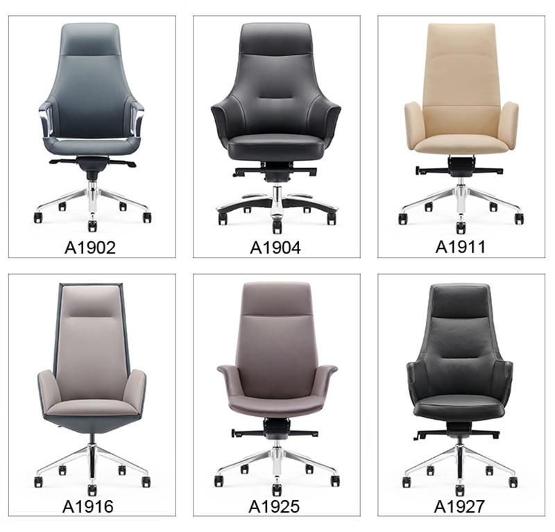 Modern High Back Executive PU Leather Office Chair