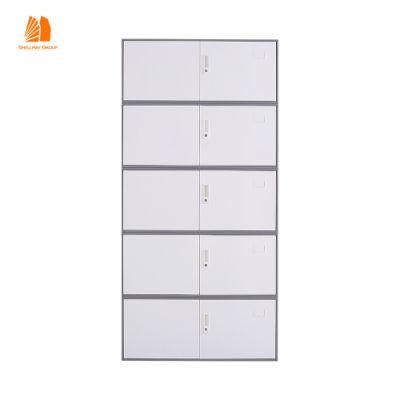 5-Section Locking Metal Storage File Cabinets Document Cabinet