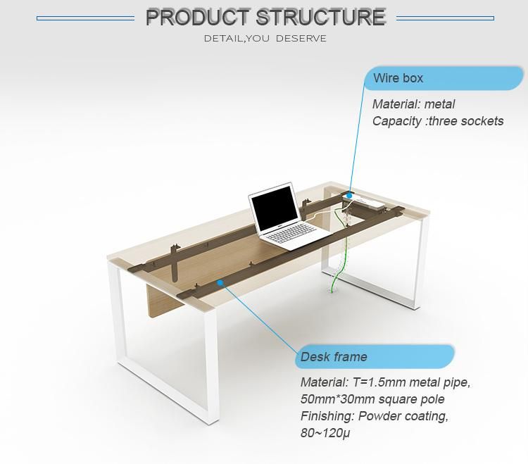 New Design Melamine Modern Computer Desk Executive Office Desk