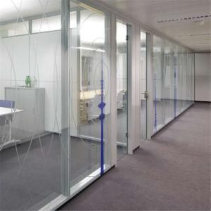 Double Glaze Aluminum Office Partition with Automatic Blind Shutter