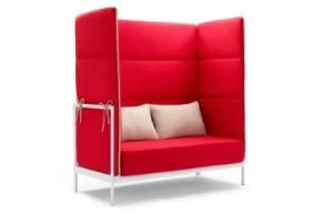 High Back Fabric Metal Discuss Area Office Furniture Hotel Modular Lounge