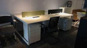 MDF Modern Office Furniture 2 Person Office Desk