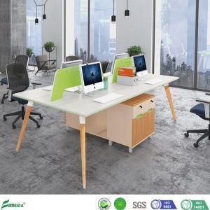 Universal MDF Modern Office Cubicles Workstation for Small Room (AP1732-4)