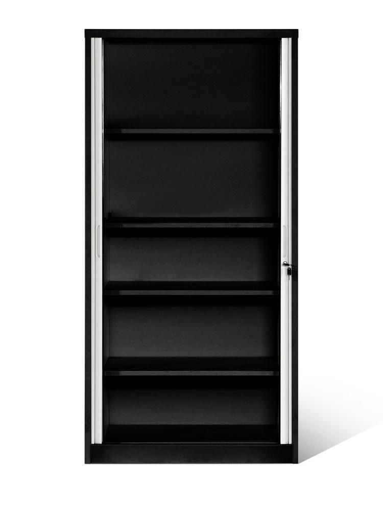 Tambour Door Kitchen Cabinet with 4 Adjustable Shelves
